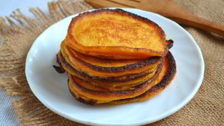 Оладьи из тыквы в мультиварке