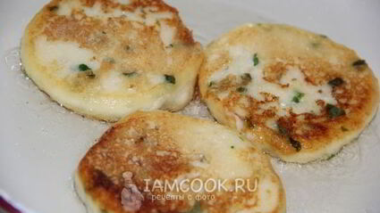 оладьи картофельные с фетой и зеленью