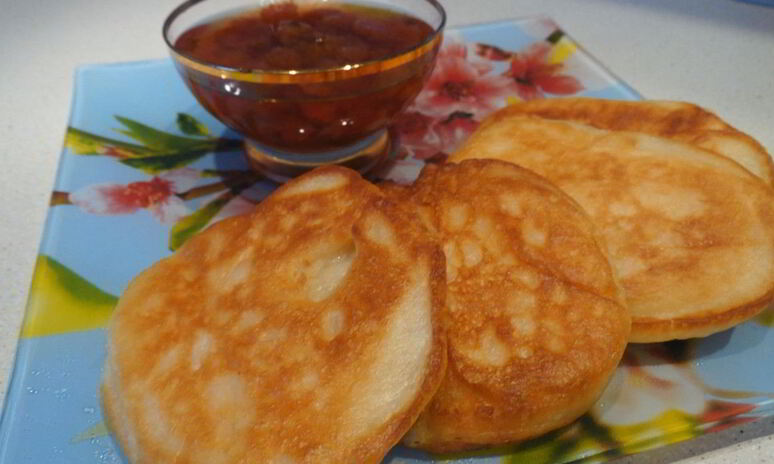 Рецепт оладьи на йогурте