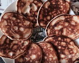 Оладьи на сливках