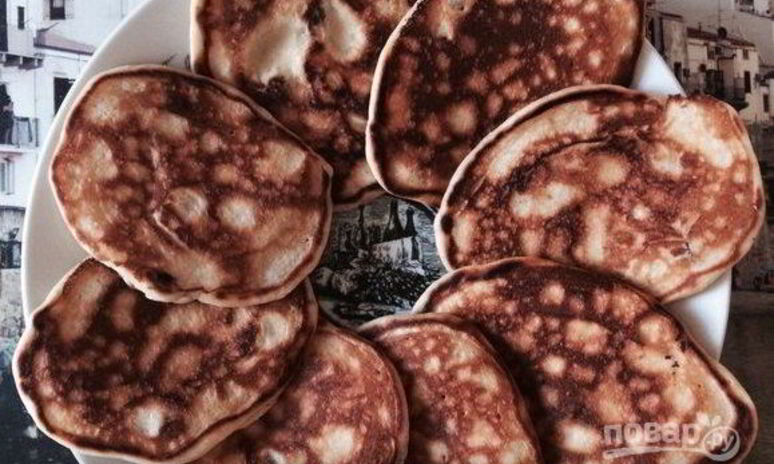 Рецепт оладьи на сливках