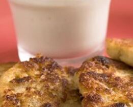 Оладьи с бананом и изюмом