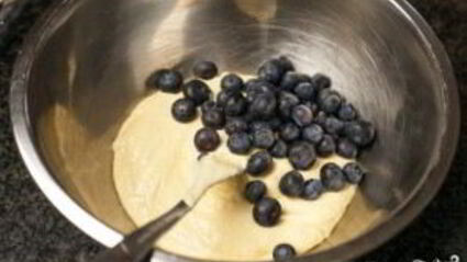 оладьи с черникой