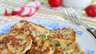 Оладьи с крапивой