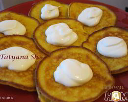 Оладьи с рикоттой и бананом