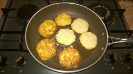 оладьи с тыквой и творогом