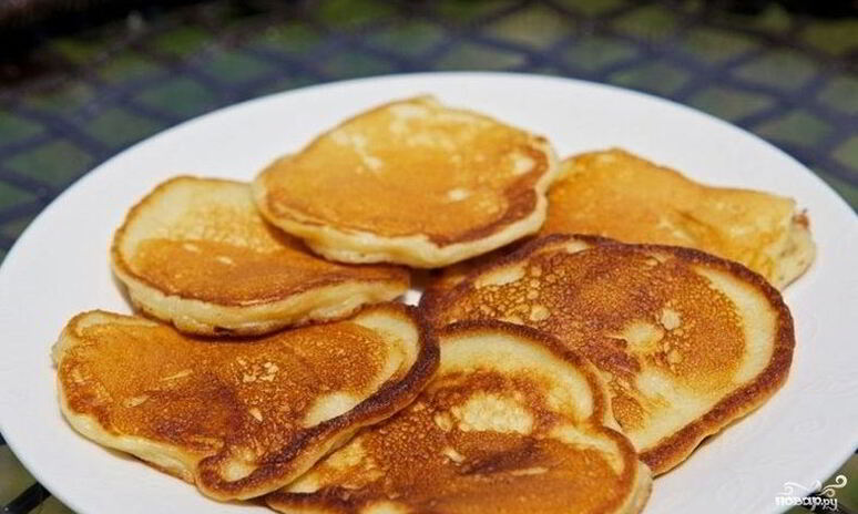Рецепт оладьи тонкие на молоке