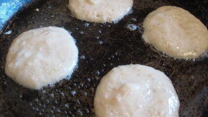 овсяно-банановые оладушки