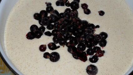 овсяные оладьи на йогурте с ягодами