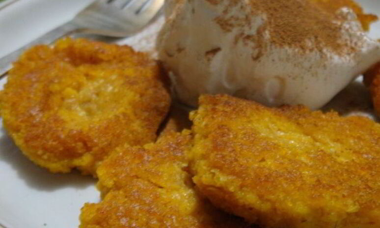 Рецепт постные тыквенно-овсяные оладьи