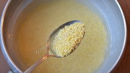 пшенные оладьи с творогом