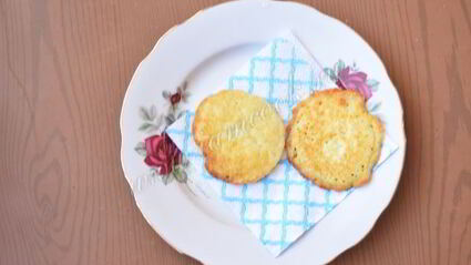 пшенные оладьи с творогом