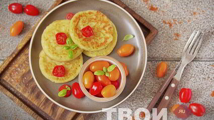 пышные оладьи из кабачков