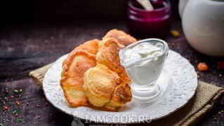 Пышные оладьи на горячем кефире