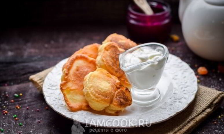 Рецепт пышные оладьи на горячем кефире