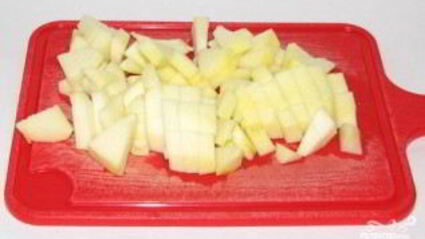 пышные оладьи с яблоками