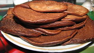 Шоколадные оладьи