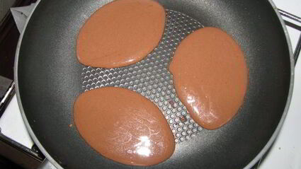 шоколадные оладьи