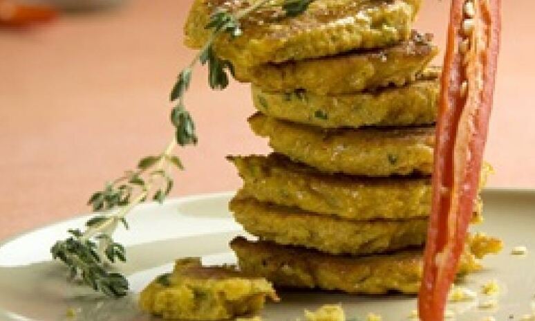 Рецепт томатные оладьи