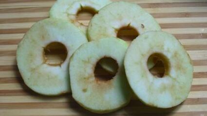 яблочные оладьи с корицей