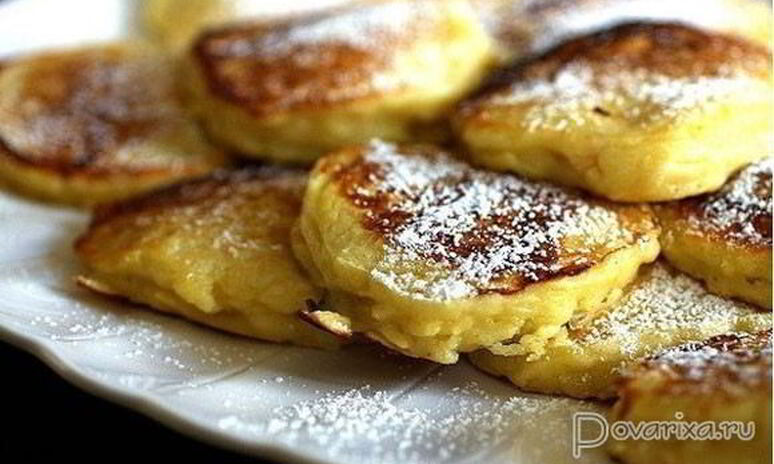 Рецепт яблочные оладьи