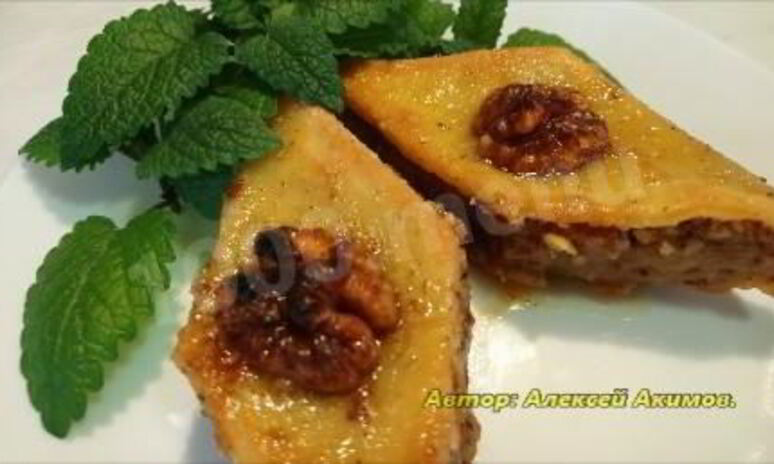 Рецепт пахлава с сиропом
