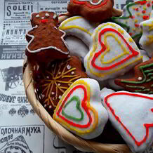 Новогоднее печенье