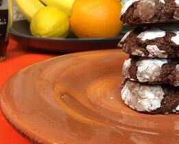 Двойное шоколадное печенье с имбирно-кофейными нотками