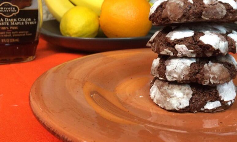 Рецепт двойное шоколадное печенье с имбирно-кофейными нотками