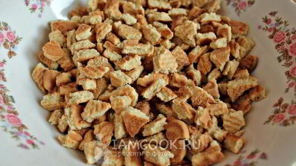 колбаска из печенья