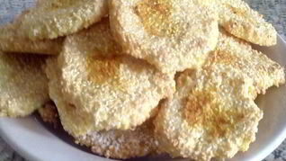 Кукурузное печенье на кефире