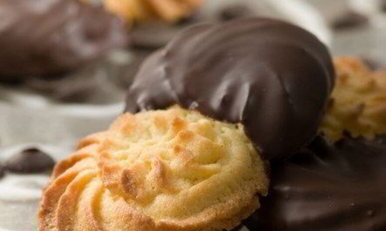 Рецепт курабье в шоколадной глазури