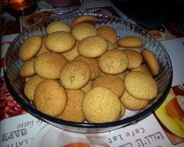 Медовое песочное печенье