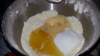 медовое песочное печенье