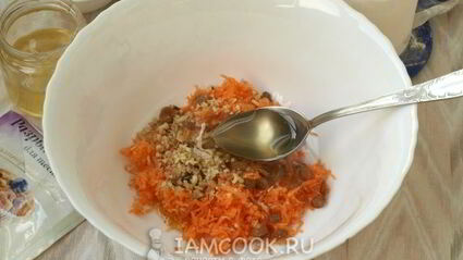 морковное печенье с овсяными хлопьями