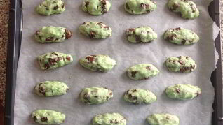 Мятно-шоколадное печенье