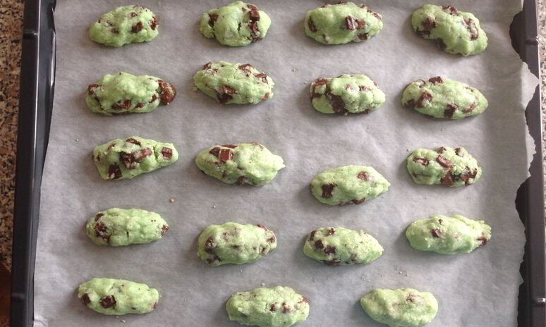 Рецепт мятно-шоколадное печенье