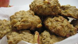 Овсяное печенье с яблоками