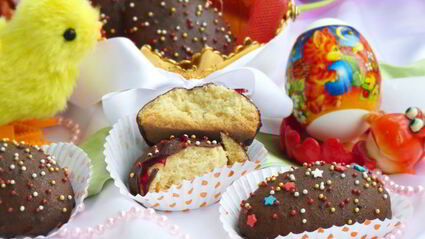 пасхальное песочное печенье
