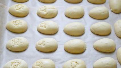 пасхальное песочное печенье