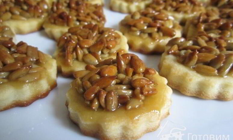 Рецепт печенье подсолнухи