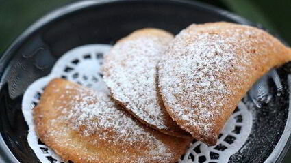 печенье равиоли с ореховой начинкой