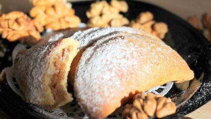 печенье равиоли с ореховой начинкой