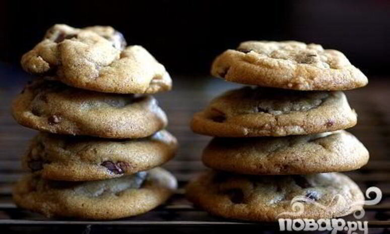 Рецепт печенье с кусочками шоколада