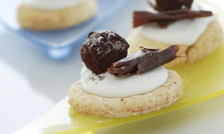 Рецепт печенье с шоколадными шариками