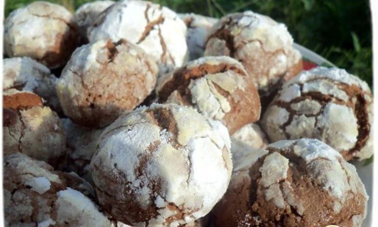 Рецепт печенье с трещинками