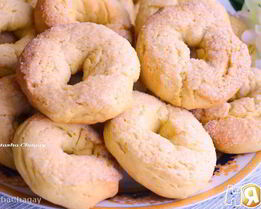 Печенье сахарные колечки