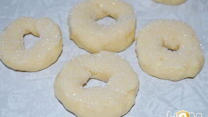 печенье сахарные колечки