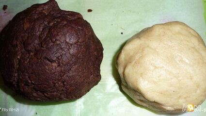 печенье шахматное