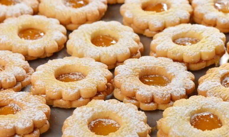 Рецепт песочное печенье с вареньем
